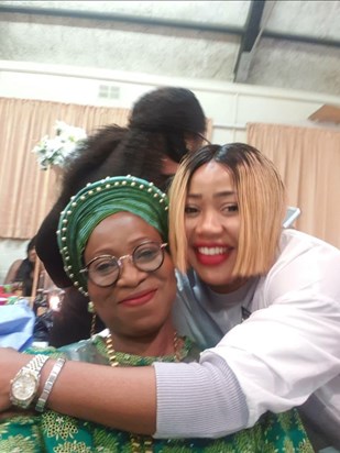 Mummy & I at Tj's Naming..love you forever ma