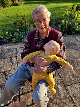 Philip and great grandson Oswin
