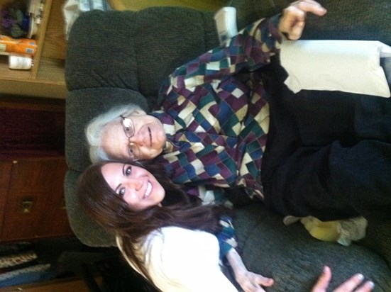 Grandma and Krista at St. John's