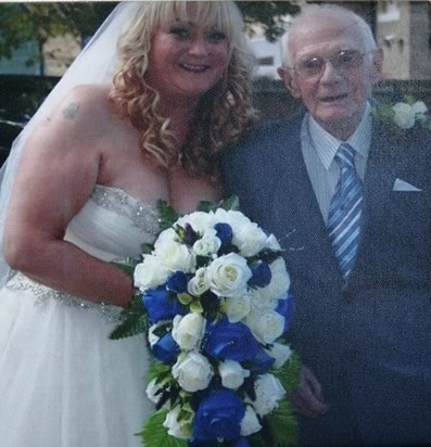 The day my grandad finally walked me down the ailse
