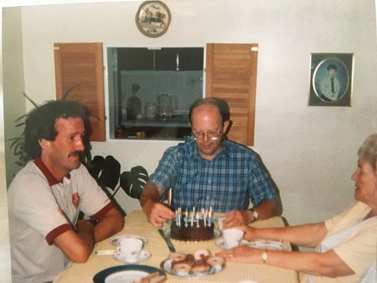 A family gathering, Robins birthday 1995