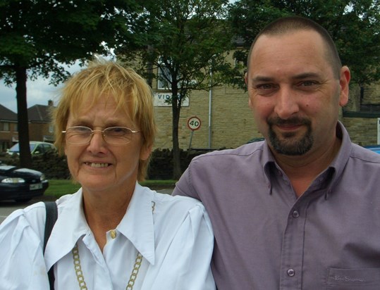 Mum and Simon Bradford