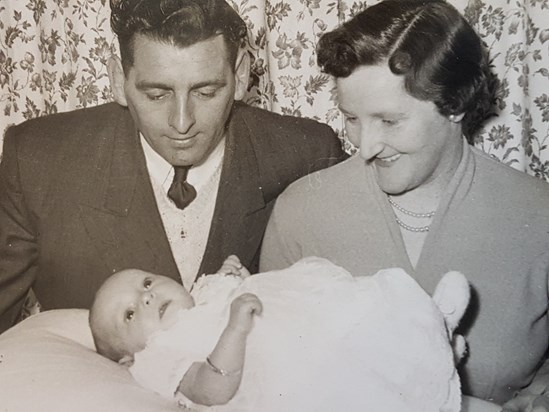 George Marion and their newborn Amanda