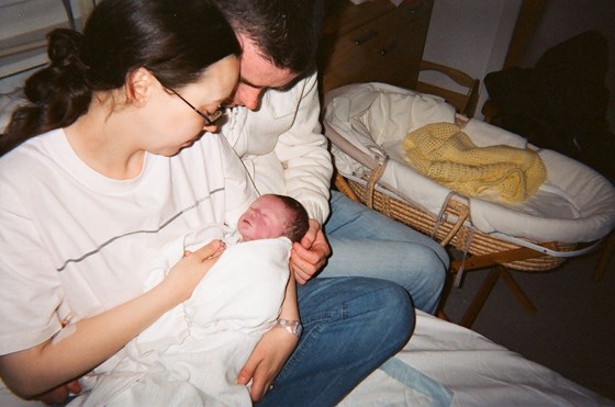 baby paul, mummy and daddy