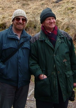 Dad and Bill in Scotland