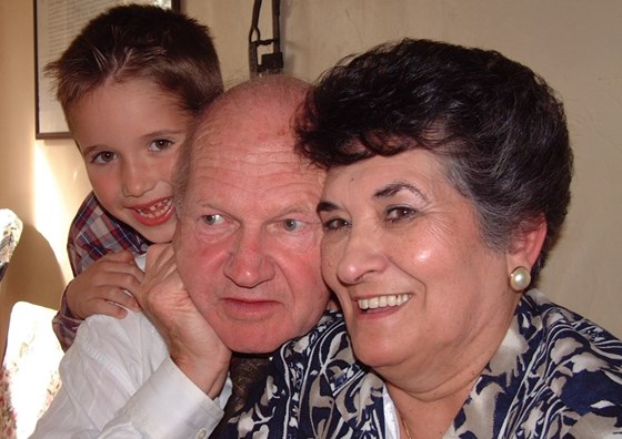Mum, Dad and grandson, Luis
