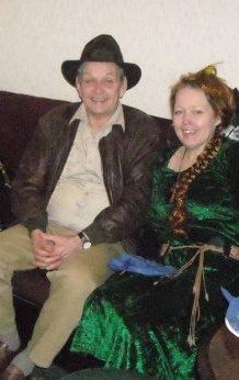 Denise with her daddy, feb 2010 took at her nieces fancy dress party, looking good! during illness 