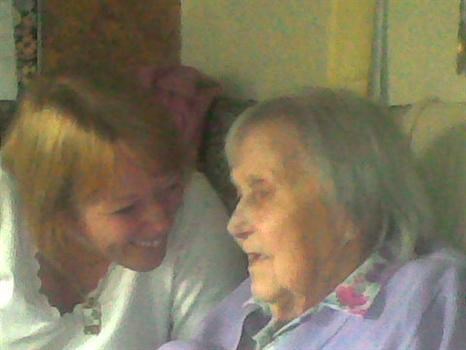 my wonderful mum and her beloved grandmother