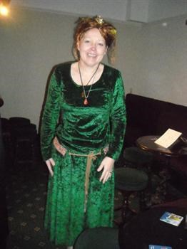 Denise at Hollies fancy dress party :)