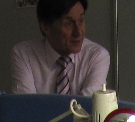 Bill at work, looking very dapper as usual (June 2010)