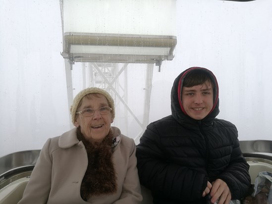 Mum and Oliver big wheel001