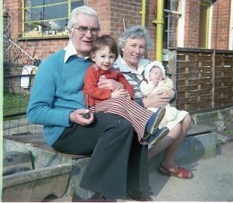 Dad, Gary, mum and Cara, 9 St Mary’s Road 