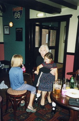 Chloie, Mum and Mina, Jake's Christening Do, 1999