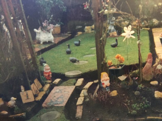 Cathy's garden at 147 Simonswood