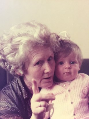 Cathy with her grandaughter Lisa