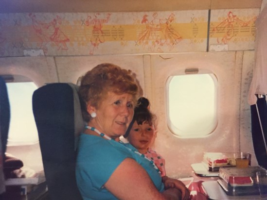 Cathy with her granddaughter Lisa