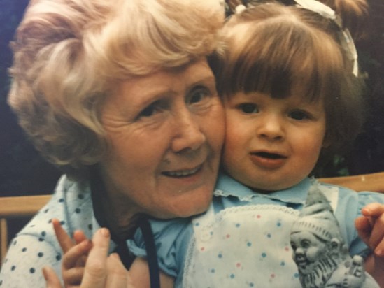 Cathy with her granddaughter Lisa