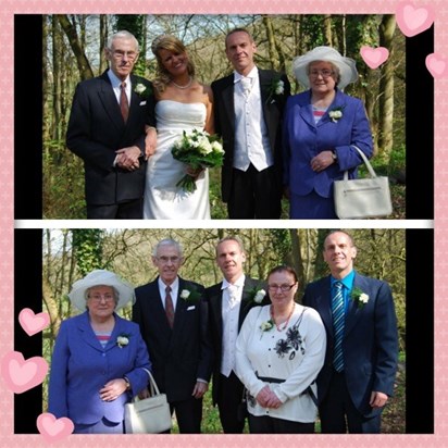 A happy family day ..our wedding 8/4/11 xx