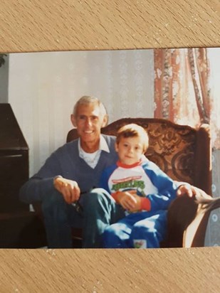 Me and Grandad back in the day xx