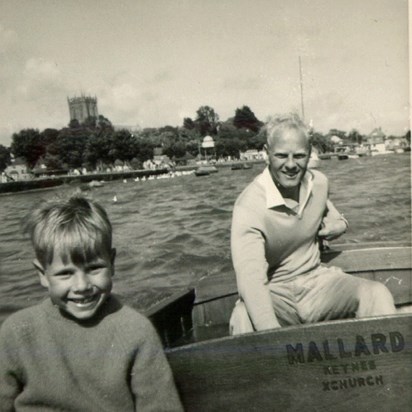 Dad and philip   Christchurch 1962a