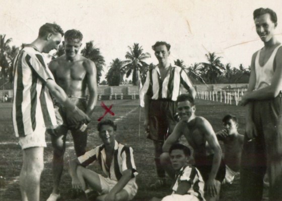 Dad- marked with a cross -1948 DarEsSalaam