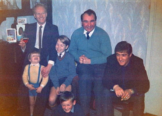 Nanny's   Mitcham Dad, Tim, Philip, Uncle John, Barry and Paul 1965