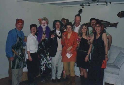 One of Sue's fabulous "Murder Mystery" parties