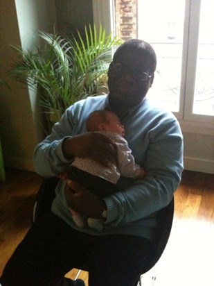 Grandpa Bina and Baby Leo