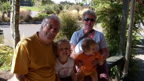 New Zealand with the Grand children 