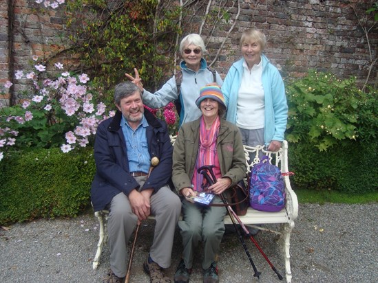 Rita and Mary with Kevin and Janet Dale, LLandudno 2013