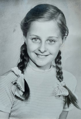 Ann as a schoolgirl