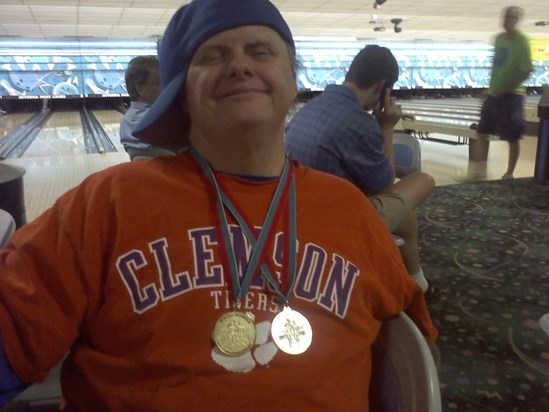 Chip just won gold in bowling two yrs ago