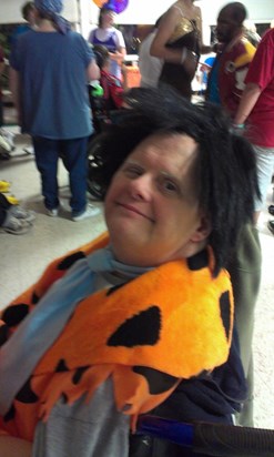 Chip at the Special Olympic Halloween Dance
