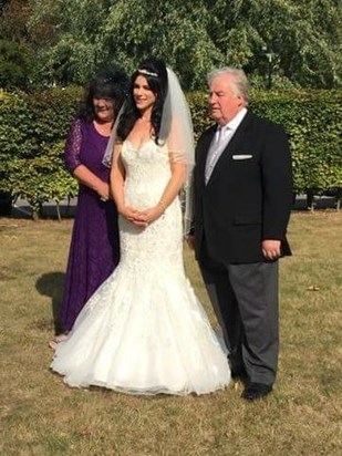 Grandad who proudly gave his grandaughter away at her wedding  xxx