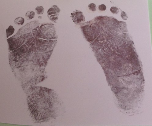 Kye's footprints
