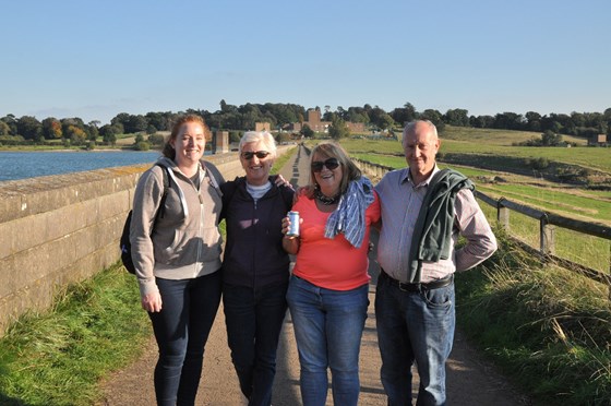 Near the end of a 7 miler around Pitsford - after we rescued some walkers who got stuck in the dinghy club!