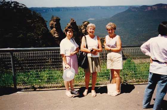 Three sisters... at The Three Sisters mountains...Australia