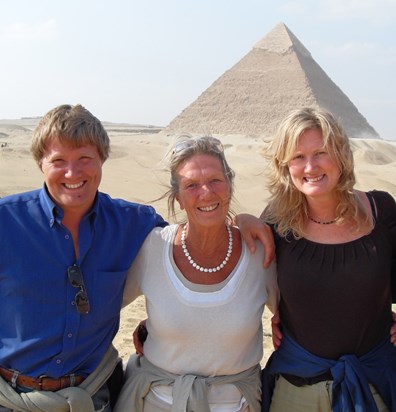 Jonathan, Elisabeth & Lucy in Egypt 2009