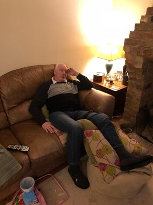 Dad Asleep @ Louise'