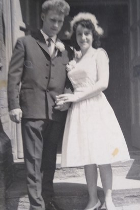 Mum and Dad's wedding day 31st July 1960