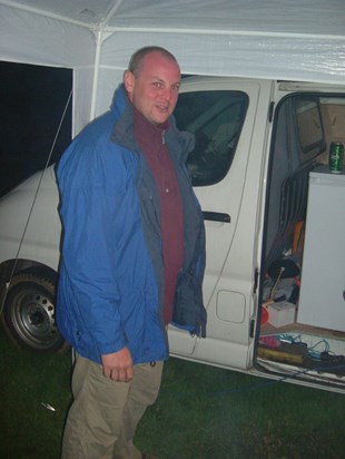 Camping at British Grand 2007
