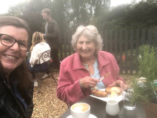 Pat and I shared many a laugh and I loved our outings for coffee or even just a food shop where she always found someone to chat and joke with.