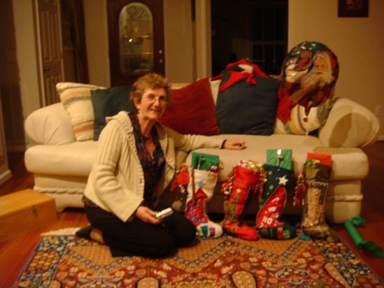 She loved Christmas and have stockings that for every one.. including the grown ups and anyone who happened to spend Christmas Eve at stinton lodge. Spending Christmas with her was magical! 🥰