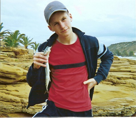 Nick in Praia Da Luz, Portugal.