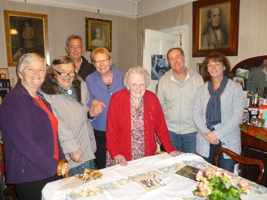 Mary, Chenda, Keith, Christiane, Teffy, Julian and Carole at Uxbridge October 2015