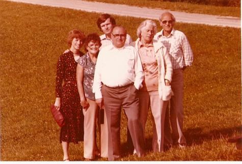 With Hilberts, Arno, Jim & Helga 1980