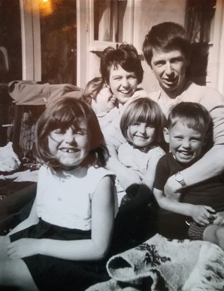  Jan and David with cheeky nephew and nieces 