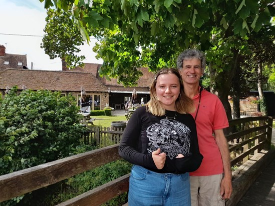 Molly and Uncle Alex, we all enjoyed a meal today in Granny Jean's memory.