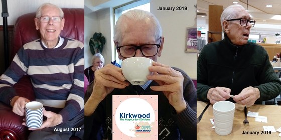 Cuppa for Kirkwood - Dad always enjoyed a cup of tea, so we've made a text-donation to the Cuppa for Kirkwood campaign using the credit on his mobile phone
