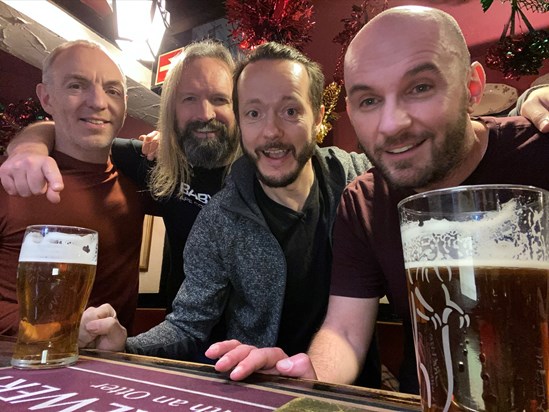 Drinks at the Nursery Tavern as part of our Craven Street run Dec 2019